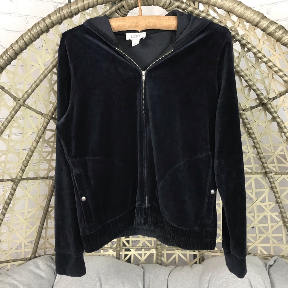 🔥Loft Ann Taylor Hoodies Jacket - Navy